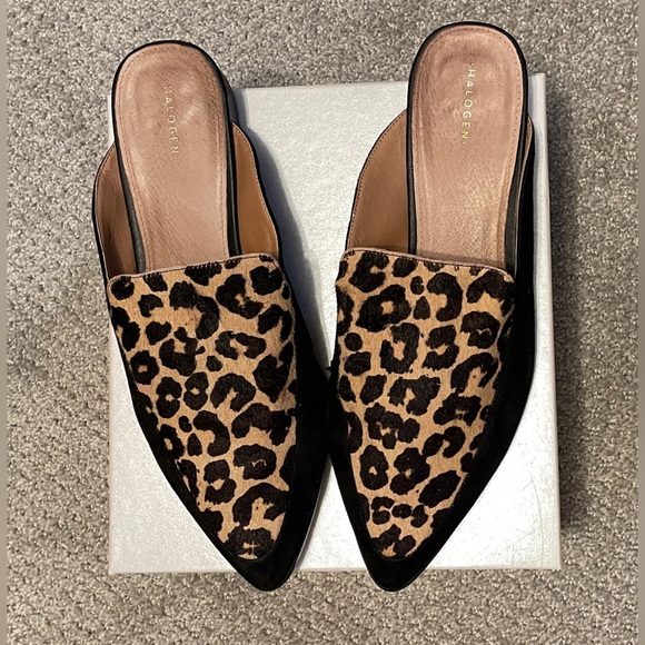 Halogen Corbin Genuine Corbin Genuine Calf Hair Slide Loafer - Picture 2 of 8